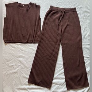 2 Piece Set Pant and Shirt Sweater Women’s